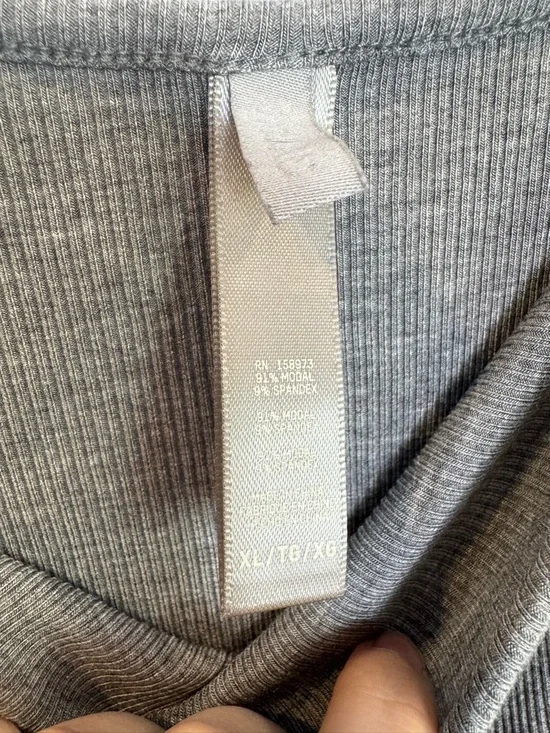 SKIMS soft lounge mini slip dress Heather gray size XL - Picture 4 of 6